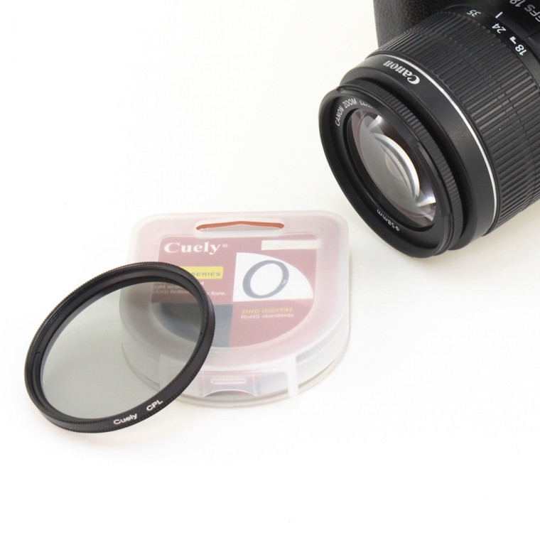 DSLR 카메라 CPL 편광 렌즈 필터 43mm 소니 펜탁스 호환 - 상품 이미지