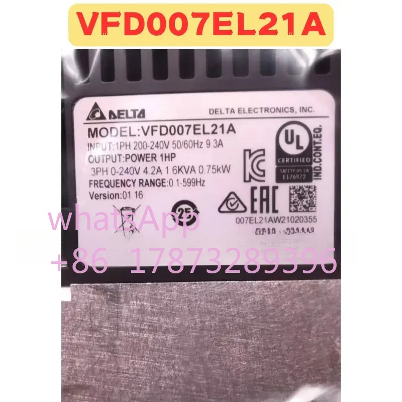오리지널 VFD007EL21A 주파수 변환기
