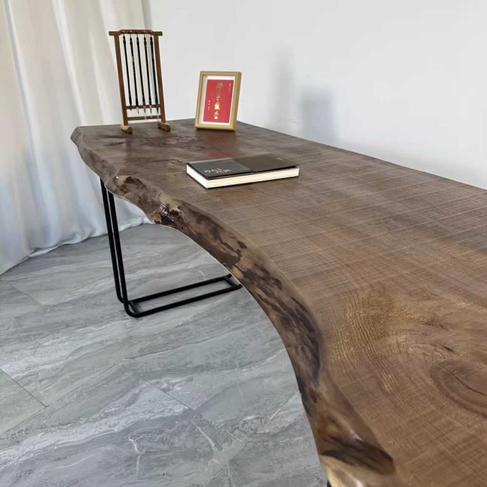 통원목 테이블 고재 엔틱 빈티지 대형 긴 맞춤제작 120x60x75cm/판두께 4.7cm - 상세 이미지 2