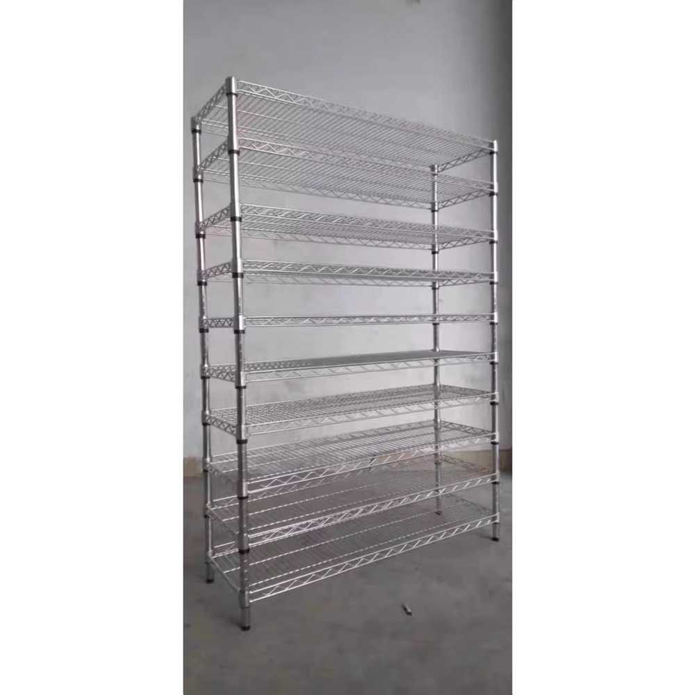 피킹 카트 3단 창고 스텐 작업장 수레 자재 대차 랙 355x355mm - 상세 이미지 3