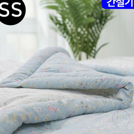 RI협력사 RNA 빈티지플라워 간절기 이불 슈퍼싱글 블루 꽃무늬침구 마이크로모달이불