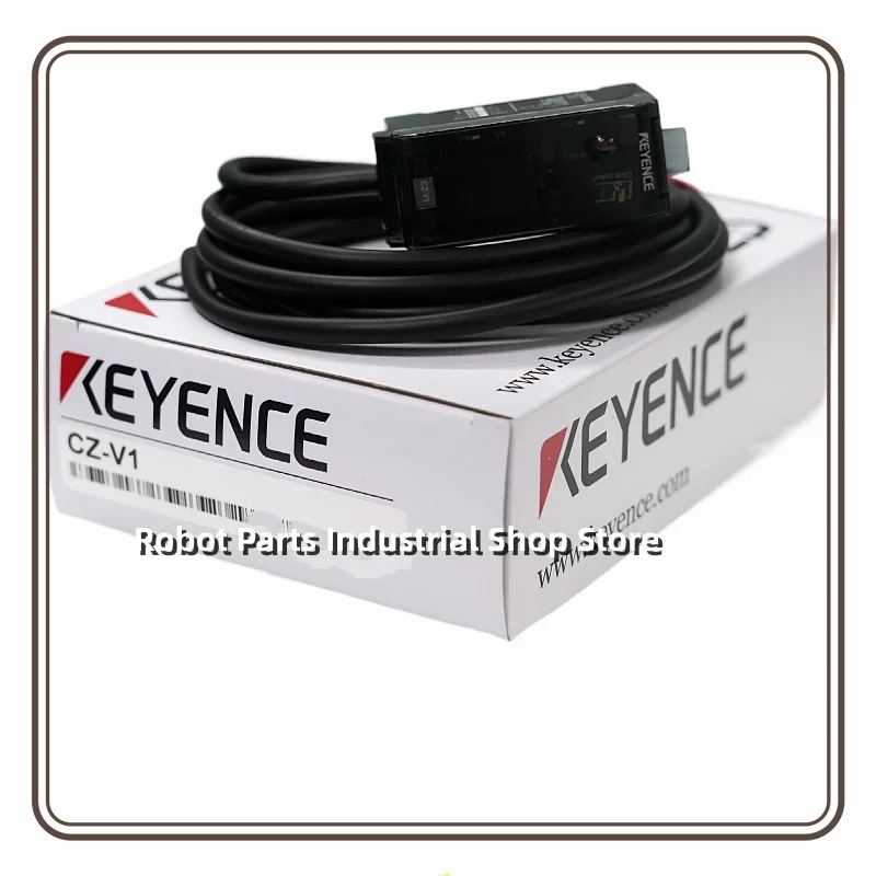 오리지널 Keyence 컬러 스케일 증폭기 센서 NPN 광섬유 광전센서 CZ-V1
