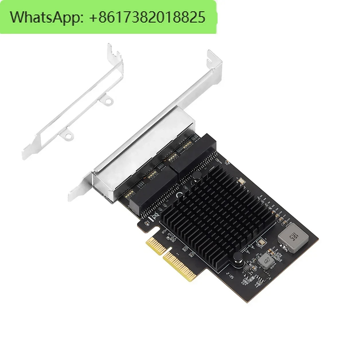 2.5 기가비트 4 포트 PCIe 4x 네트워크 카드 PCI-Express - 10/100/1000M/2.5G 이더넷 Lan NIC 2500mbps RTL8125B 데스크탑 서버