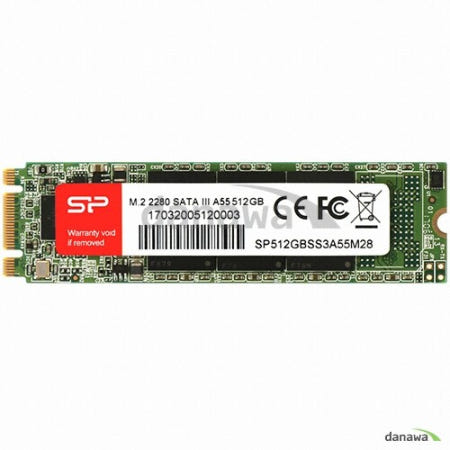 실리콘파워 A55 M.2 SATA SSD 512GB 2280 벌크 재고보유 당일출고