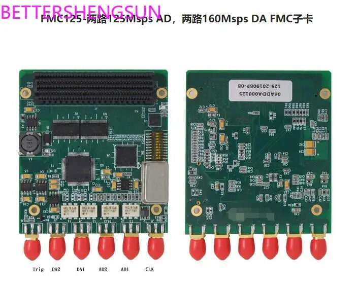 개발보드FMC 인터페이스 2 AD DA 도터 카드 모듈 AD9777 기반 16 비트 160Msps