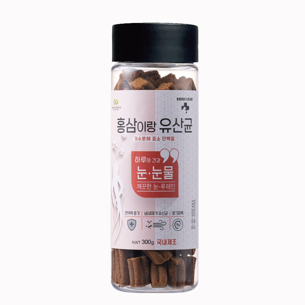 강아지 유산균 강아지 간식 레디펫고 홍삼 트릿 면역력 강화
