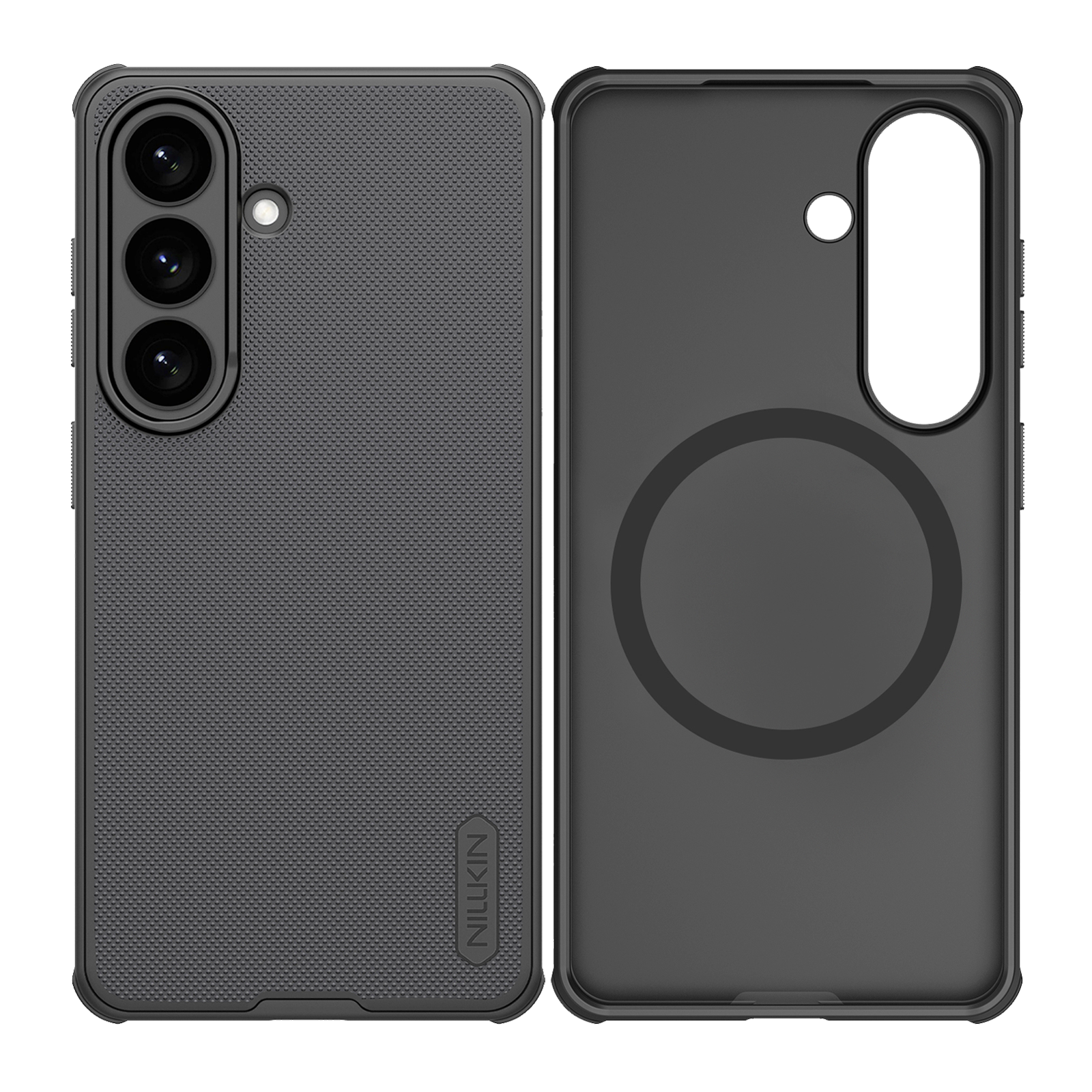 갤럭시 맥세이프 에어 쿠션 케이스 슬림핏 하이브리드 블랙, 갤럭시S26 플러스 상세 이미지 1