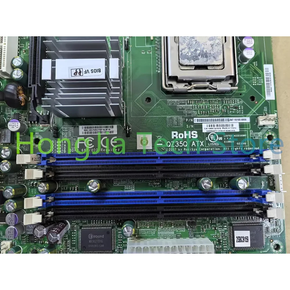Supermicro 버전 QZ35Q 775 핀 장비 마더보드C2SBC-RSYS-QZ2 REV1.1