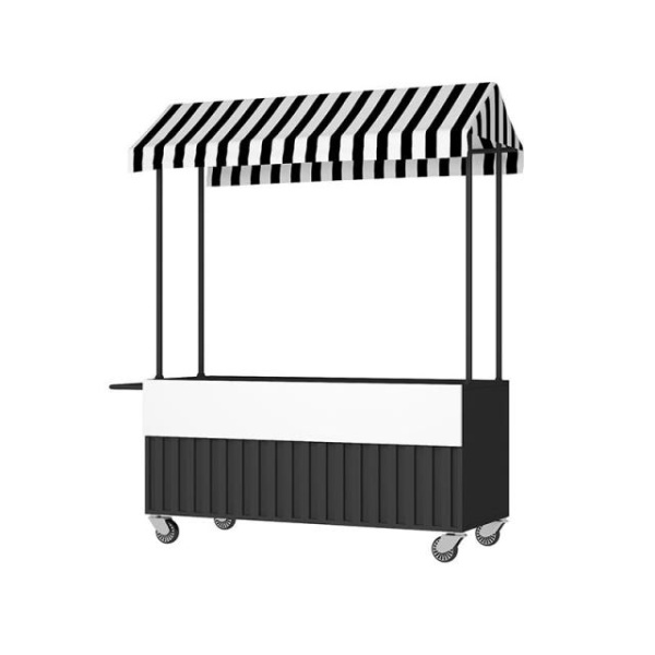고품격 철제 가판대 야시장 디스플레이 프리마켓 옐로우 옐로우 100x60x200 - 상세 이미지 5