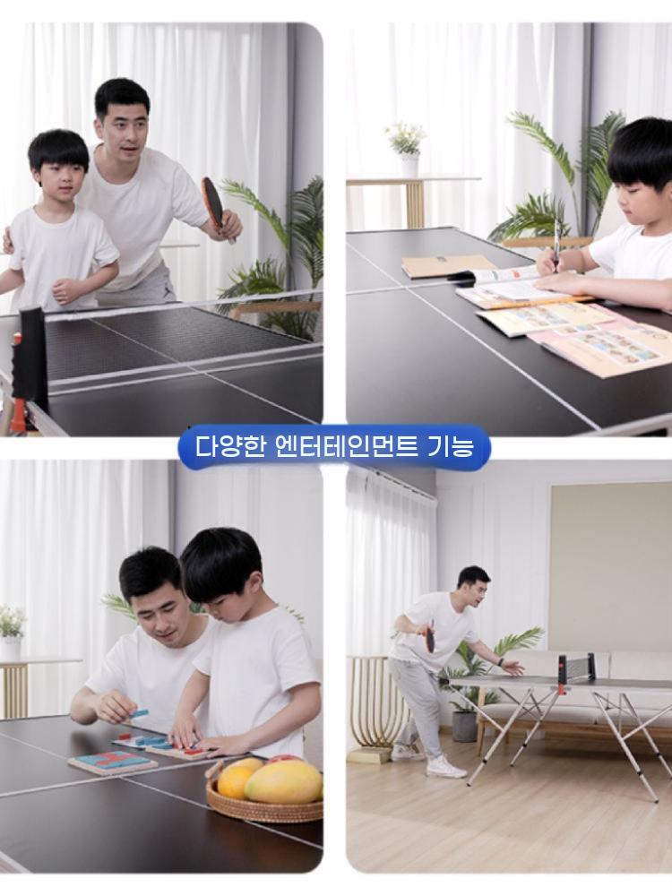 접이식 조립식 탁구다이 간이 학교 탁구대 휴대용 테이블 - 상세 이미지 5