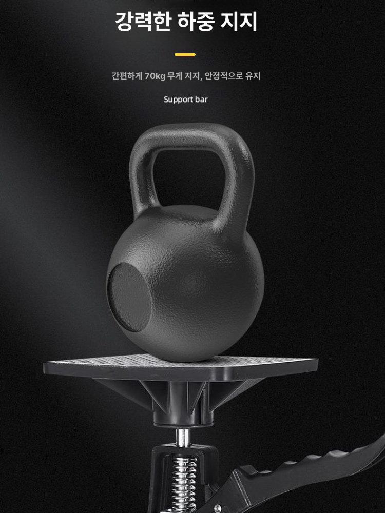 선반 지지대 벽고정 브래킷 욕실 상하완전고정 지지봉 상하완전고정 115cm-290cm 단일 - 상세 이미지 5
