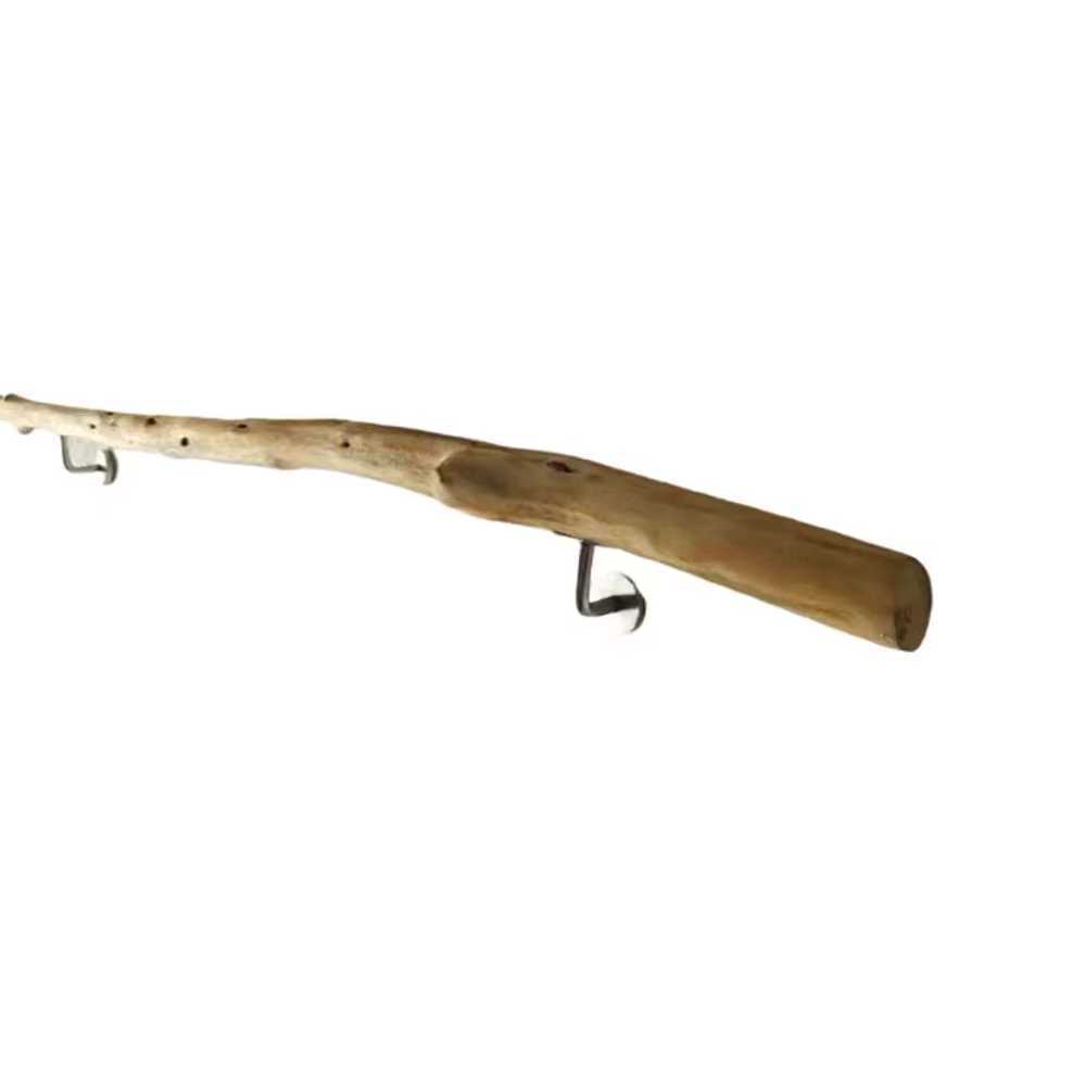 원목핸드레일 안전난간대 복도 실내 계단 주택 벽부형 350cm / 2절 4개 - 상품 이미지