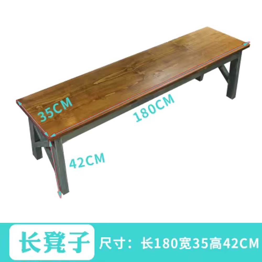 꽃집 작업대 포장대 선반 화원 공방 꽃가게 빈티지 스툴 120x35x42cm 이미지 8