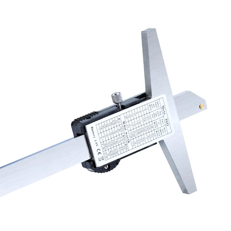 200mm 8인치 LCD 스테인레스 스틸 디지털 깊이 캘리퍼스