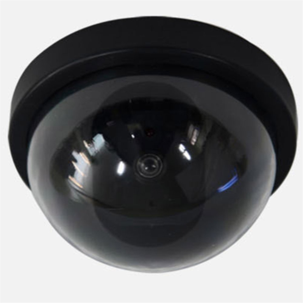 라이즈올 돔형 가짜 CCTV 모형카메라 블랙 컬러명찰목걸이 단체식별용품 클립형이름표줄 - 상품 이미지