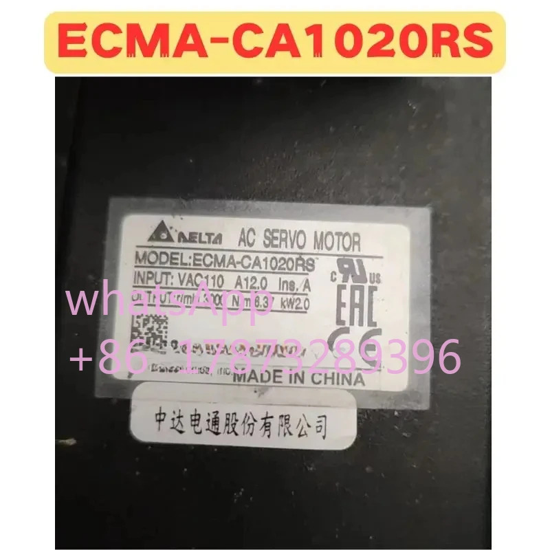 리퍼 모터 ECMA-CA1020RS ECMA CA1020RS 정상 기능 완료 OK