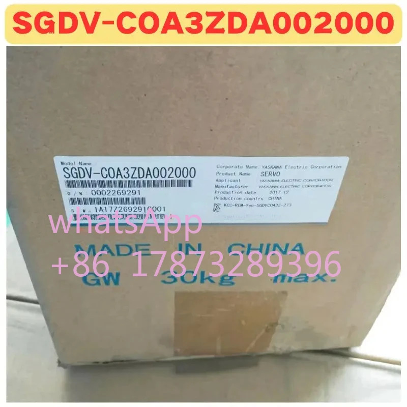 오리지널 SGDV-COA3ZDA 002000 SGDV COA3ZDA 드라이브