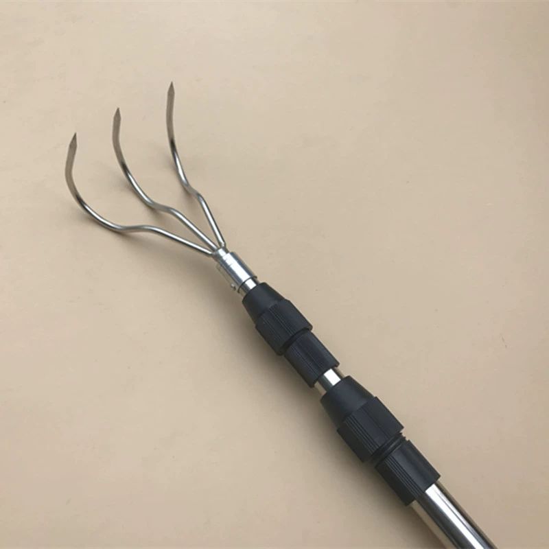 해루질갸프 이중후크 물고기갈고리 바다갈고리 해루질장비 1.5m 더블락 봉+더블 후크 후크포함 - 상세 이미지 3