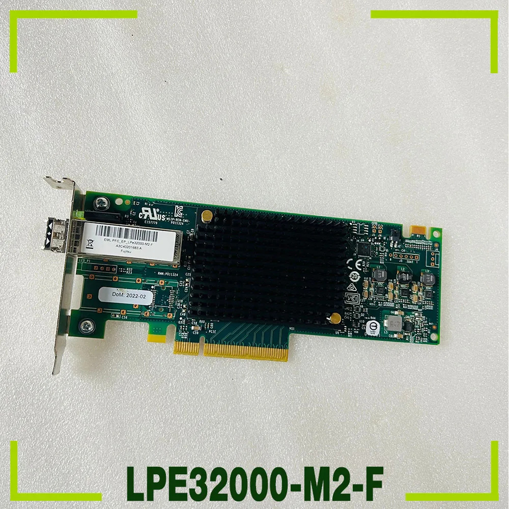 Emulex LPE32000-M2-F 32G 단일 포트 파이버 채널 HBA 카드모듈 LPE32000 포함