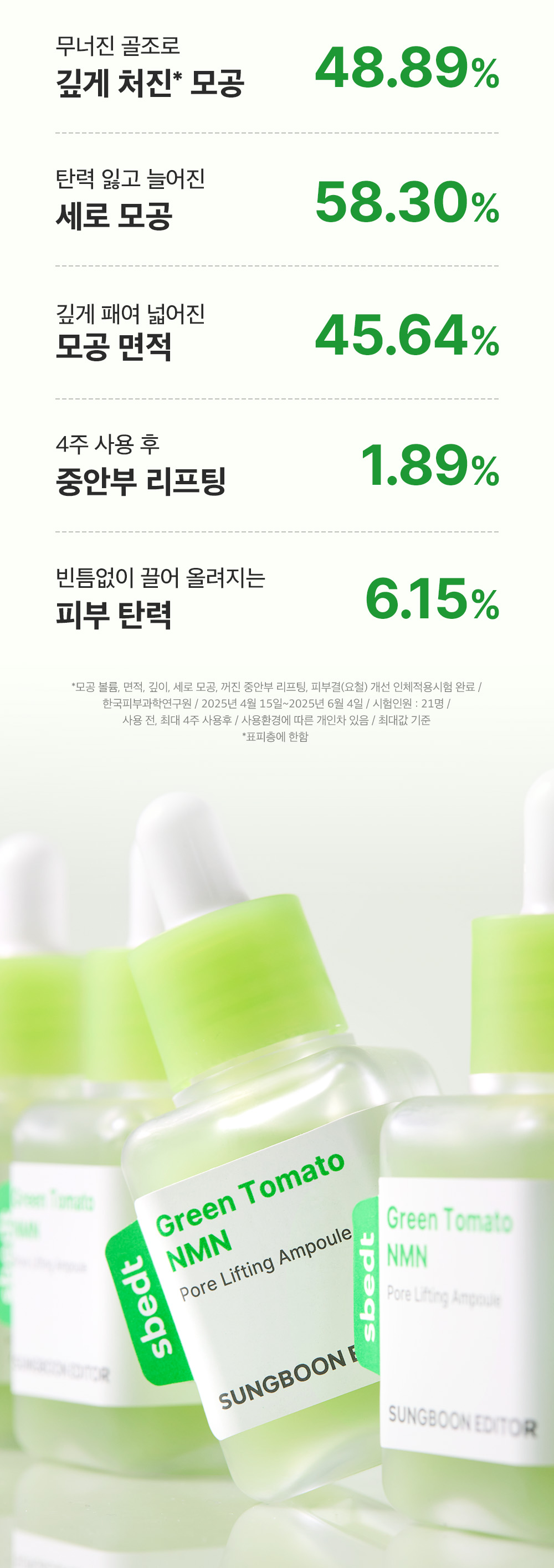 sungboon editor green tomato concentrated ampoule