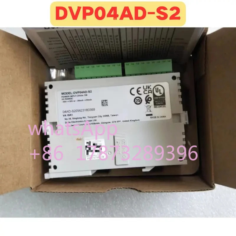 오리지널 DVP04AD-S2 DVP04AD S2 PLC 모듈