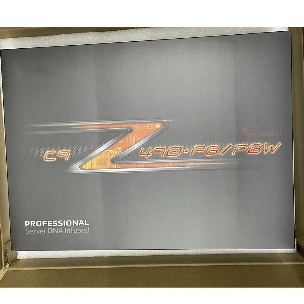 Supermicro 데스크탑 WiFi 마더보드C9Z490-PGW 대 코어 i9/i7/i5/i3 LGA-1200 DDR4-293Hz