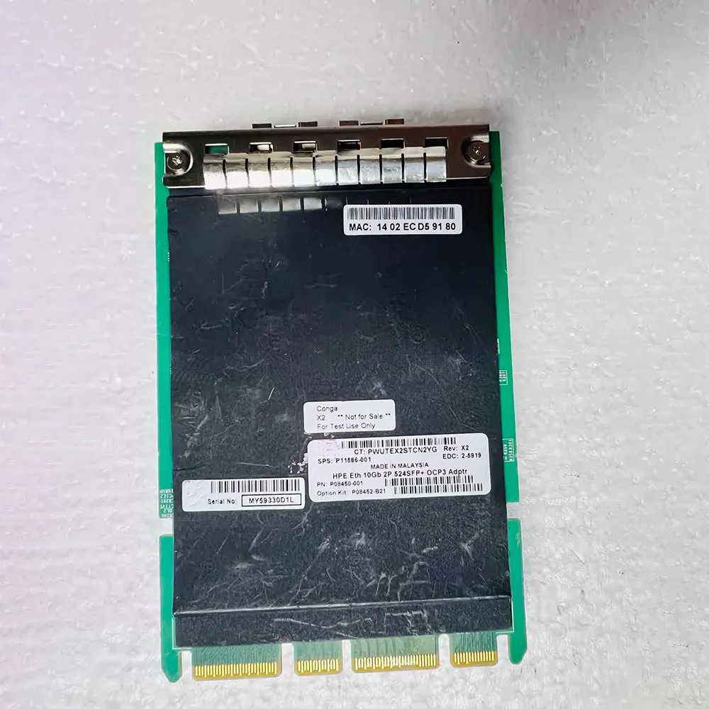 이전기 포트가 hp호환기가비트 네트워크 카드524SFP OCP3 ADPTR QL41132HQCU-HE P08452-B21 P08450-001