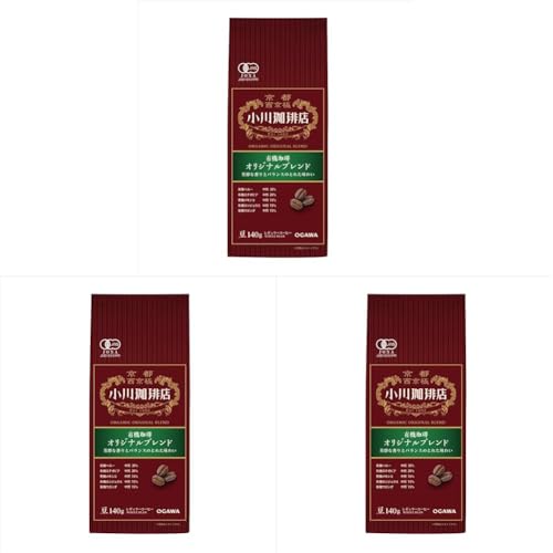 오가와커피 유기농커피 오리지널 블렌드 원두 140g X 3개