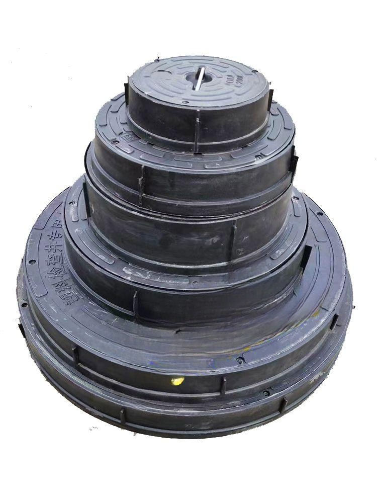 정화조 맨홀 점검구 뚜껑 플라스틱 PE 덮개 빗물 우수 오수 집수정 덮개 - 상세 이미지 3