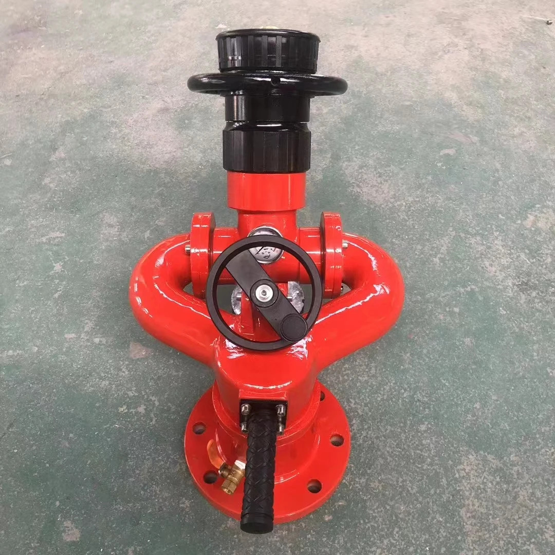 XHYXFire AL 10mm 플랜지 고정 40L/s 소방물 소방물대포