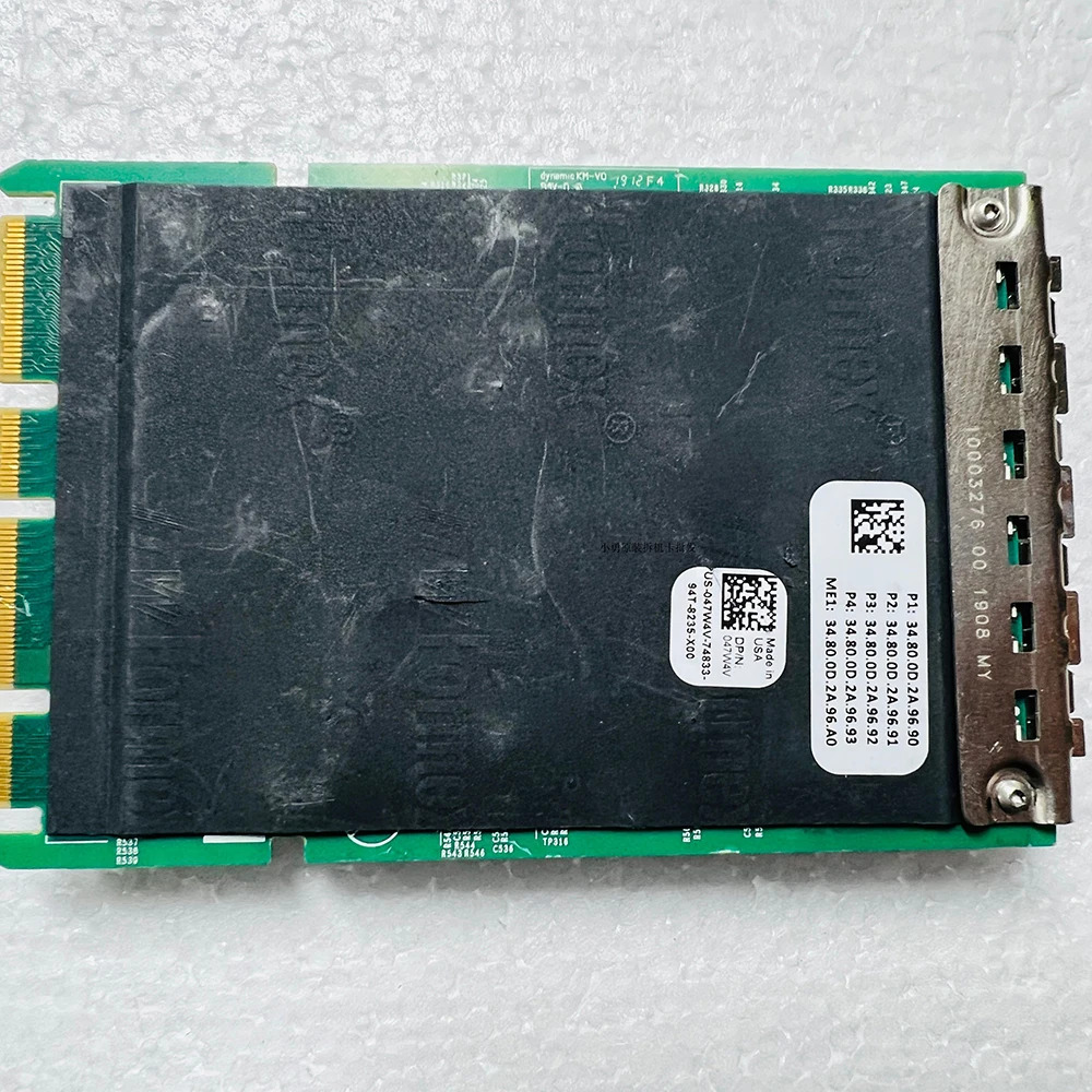 QLogic 047W4V NP0K8 SFP 4 포트기가비트 광섬유 네트워크 카드 QL41134HQCU-DE