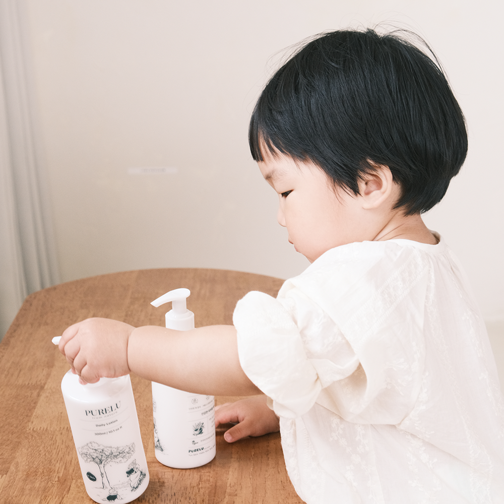 퓨어루 아기 로션 신생아 베이비 유아 키즈 어린이 수딩 무향 비건 바디 300ml, 1개