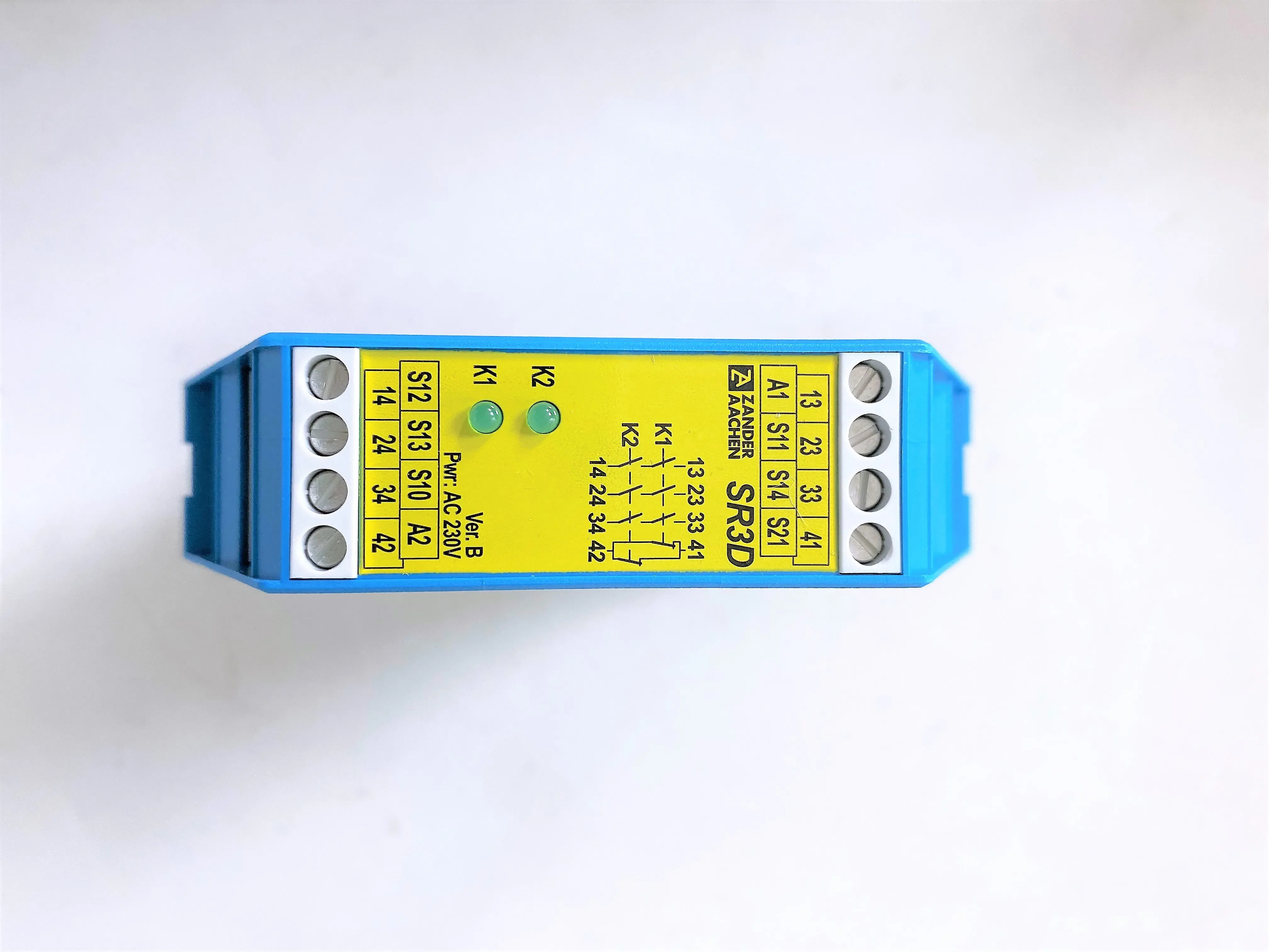 오리지널 ZANDER 안전 릴레이 SR3D 230V