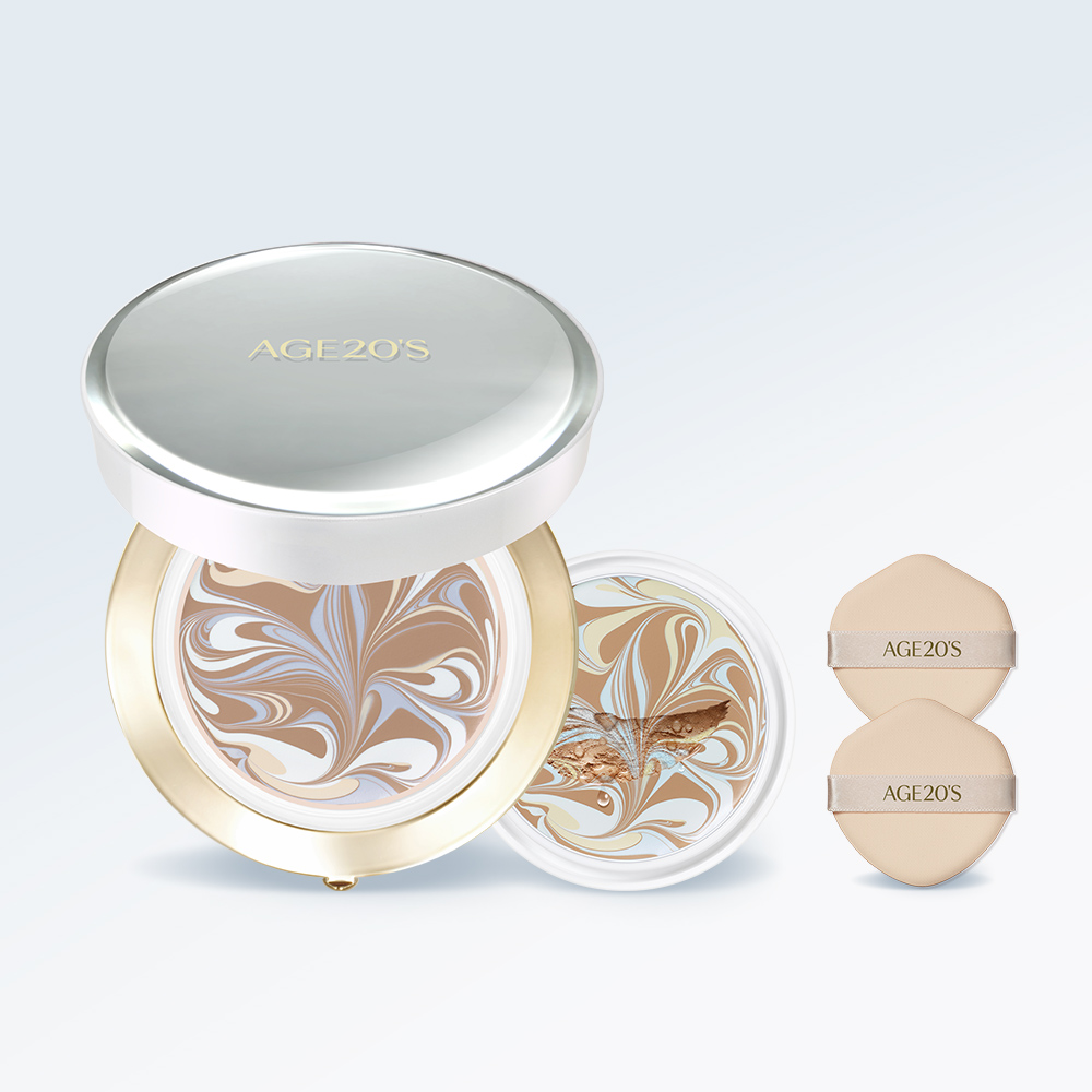 에이지투웨니스 시그니처 에센스 팩트 마스터 벨벳 14g 본품+리필(+퍼프2매) (SPF50+ PA++++) 제품 이미지