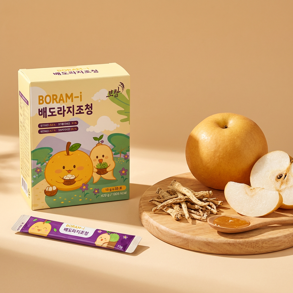 보람댁 키즈 수제 배도라지청 스틱 배 도라지즙 약도라지 조청 제품 이미지