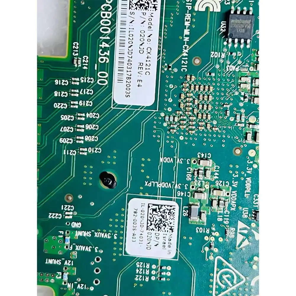 Dell CX4121C ConnectX-4LX 0MRT0D 020NJD 25G 네트워크 어댑터 MCX4121A용