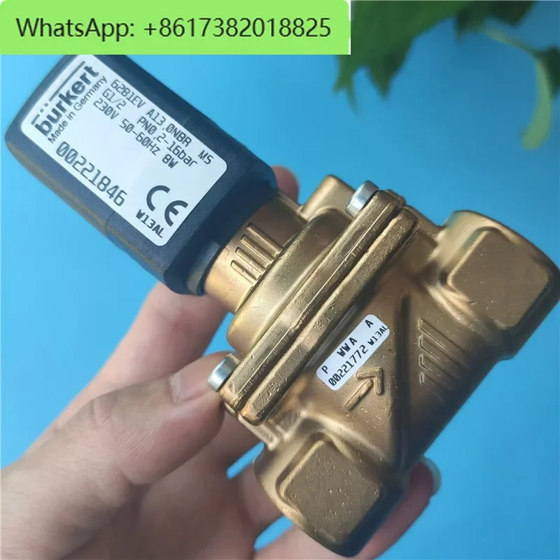 Burkert6281EV 솔레노이드 밸브 00221846 00221844  230V 24V DC 바오데