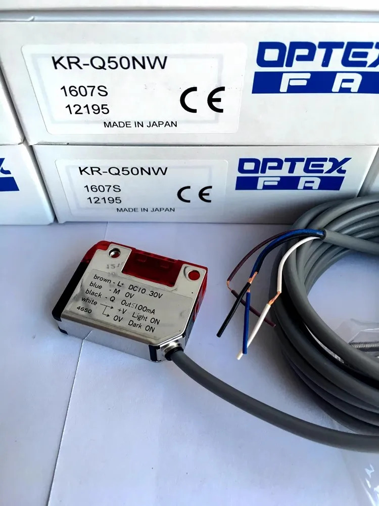 KR-Q150NW 투명 물체 감지 센서 SUS 보호기 소형 LED 원본