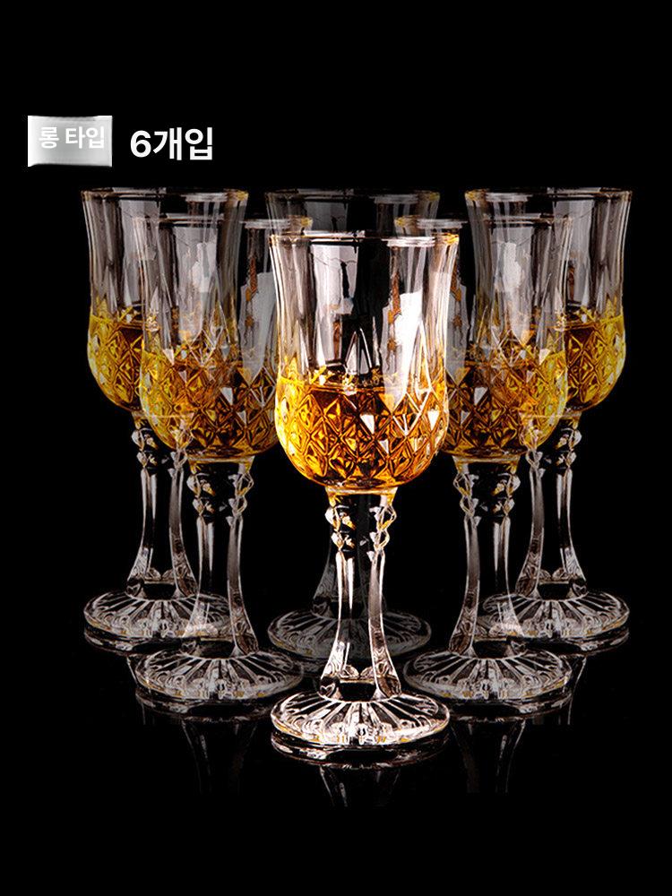 크리스탈 위스키잔 글라스 컷 싱글몰트잔 노징용 각인가능 다이아몬드 4개 210ml 브러시포함 - 상세 이미지 4