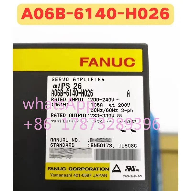 오리지널 A06B-6140-H026 A06B 6140 H026 드라이브