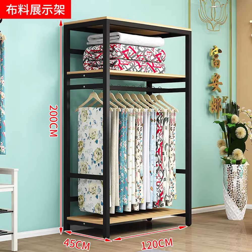 이불 진열장 침대 침구 담요 다층 랙 쿠션 전시 가게 80x200cm 원단 디스플레이 선반 이미지 8