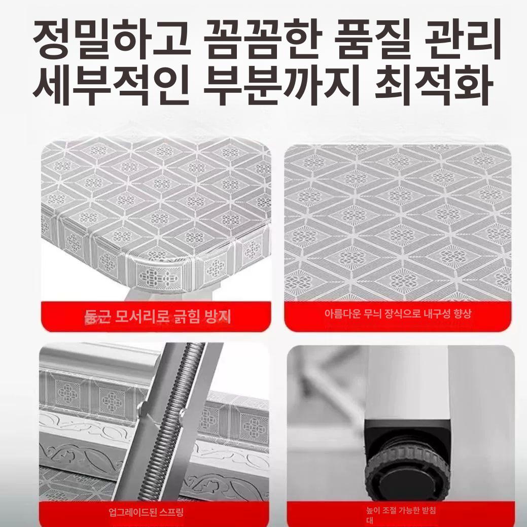 접이식 테이블 작업대 발코니 테라스 탁자 업소용 식당용 5. 원형 118cm 77cm - 상세 이미지 4