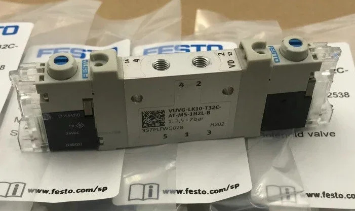 Festo 솔레노이드 밸브 VUVG-LK10-T32C-AT-M5-1H2L-B/S 납품 8042538
