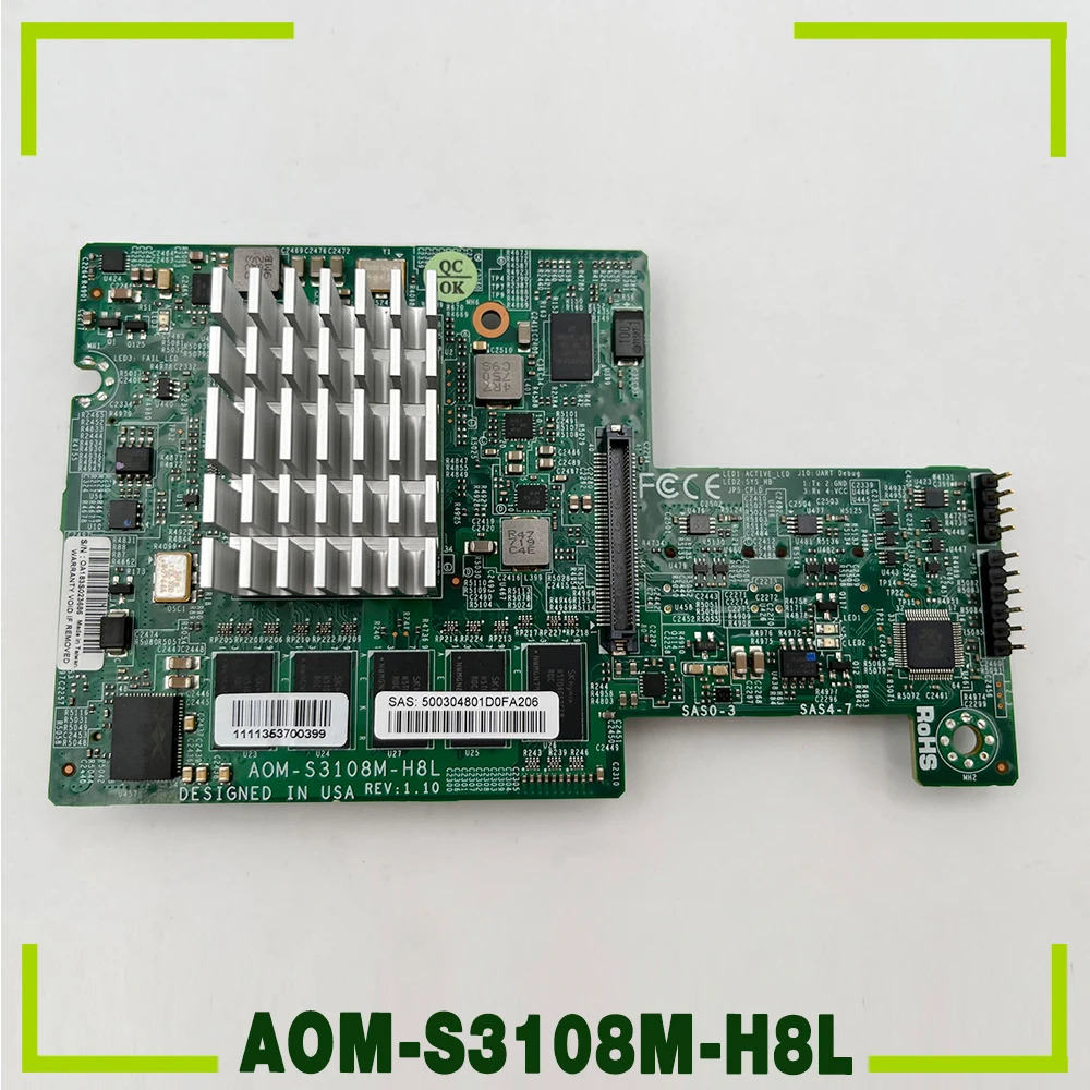 어레이 카드 온보드 통합 6028R 서버 2G 캐시 AOM-S3108M-H8L용