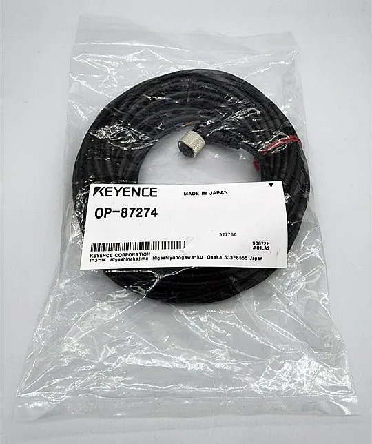 OP-87274 커넥터 케이블 M12 L자형 10m PVC 새 원본
