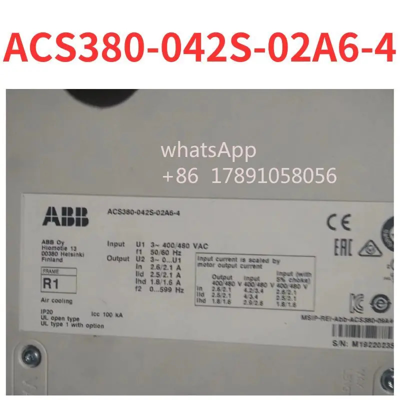 ACS380-042S-02A6-4 주파수 변환기 리퍼 완료