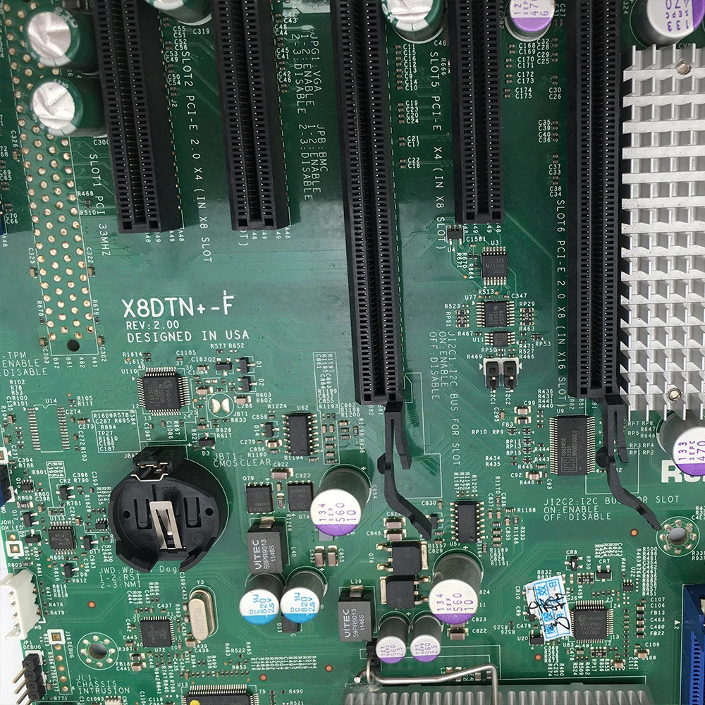 Supermicr 서버 마더보드 LGA 1366 X58 intel호환 Xeon 프로세서 5600/5500 시리즈 X8DTN-F 지원