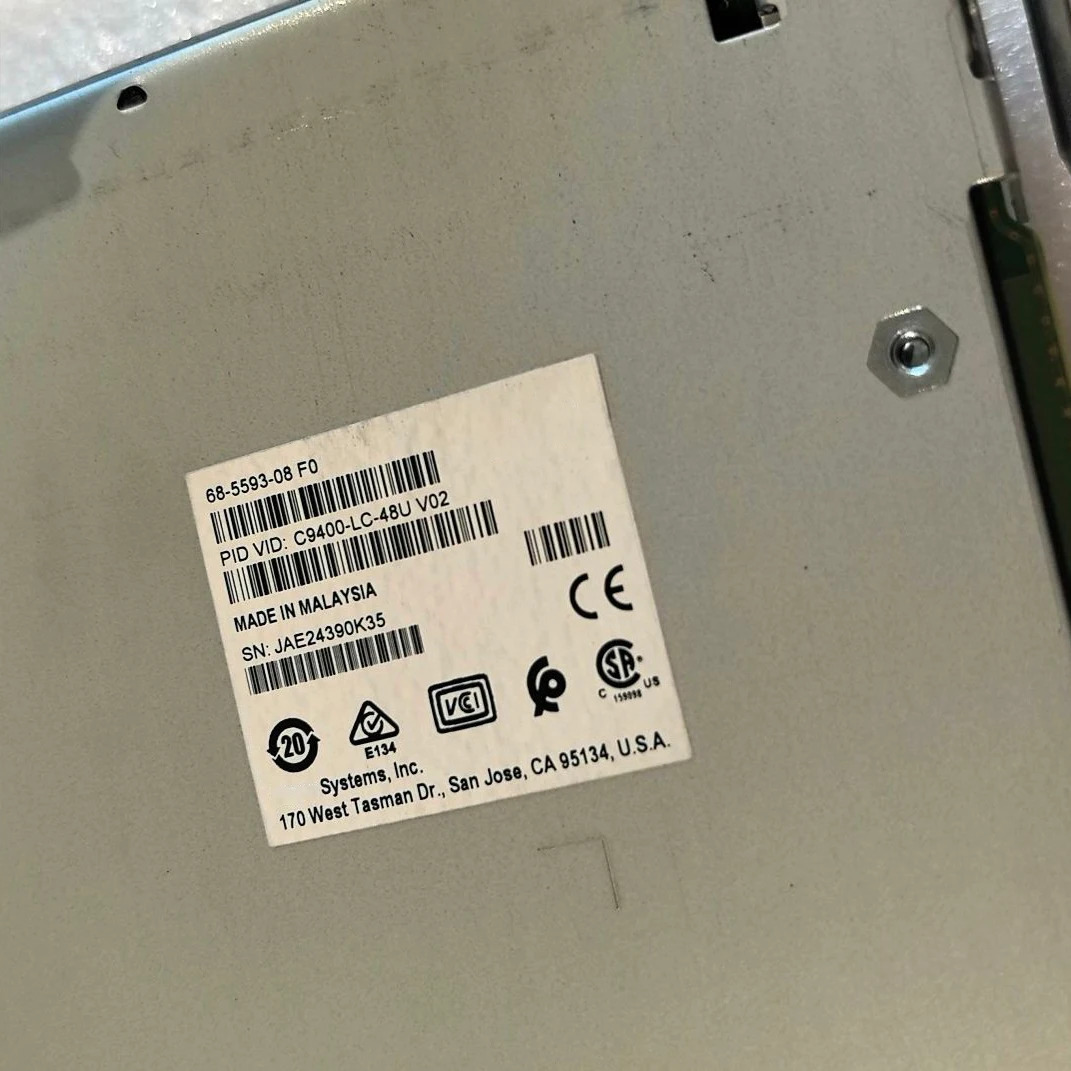 48 포트 POE 전원 스위치 모듈 인터페이스 카드 C9400-LC-48U