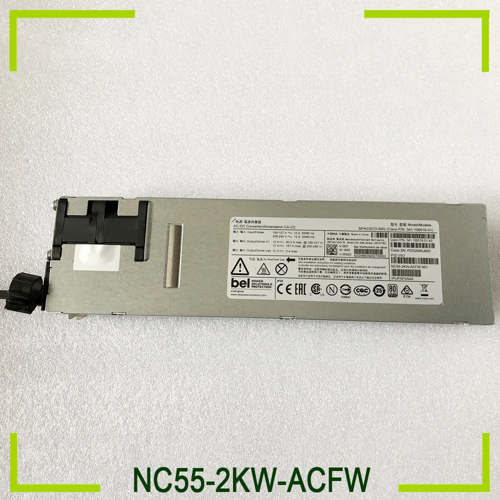 CISCO 전원공급장치 341- 100516 -01 리퍼 NC55-2KW-ACFW