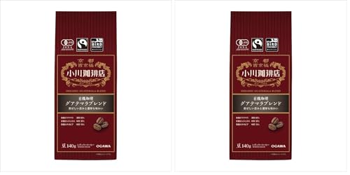 오가와커피 유기농커피 과테말라 블렌드 원두 140g X 2개